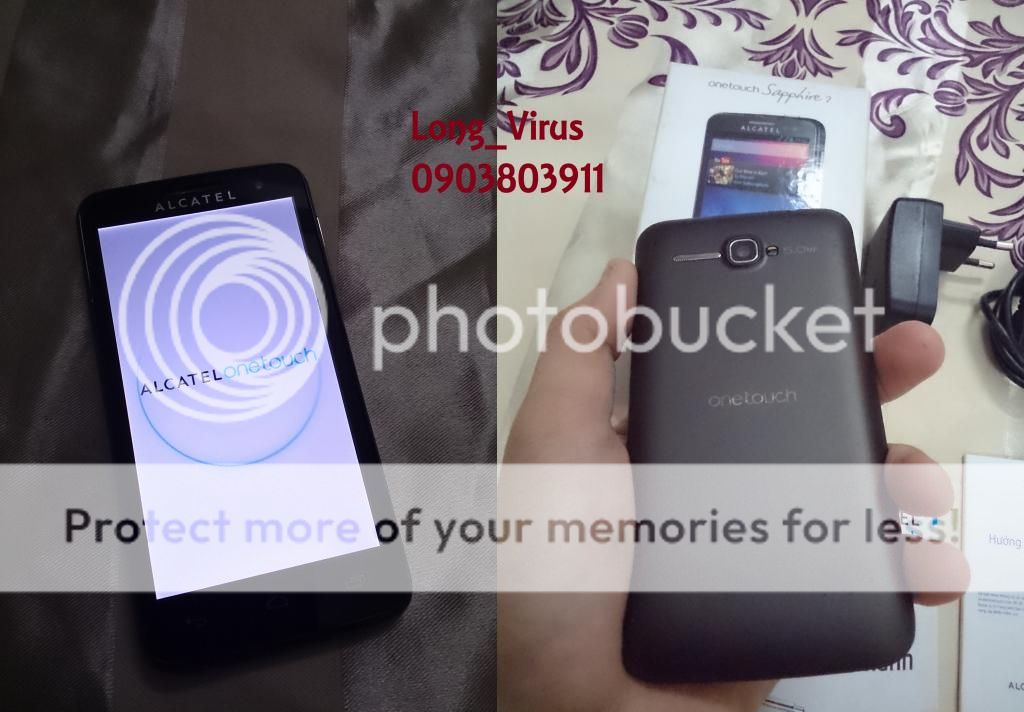 bán ALCATEL One Touch Sapphire 2 mới 95% - màu đen - nguyên zin 100% [còn bh 12/2014] - 3