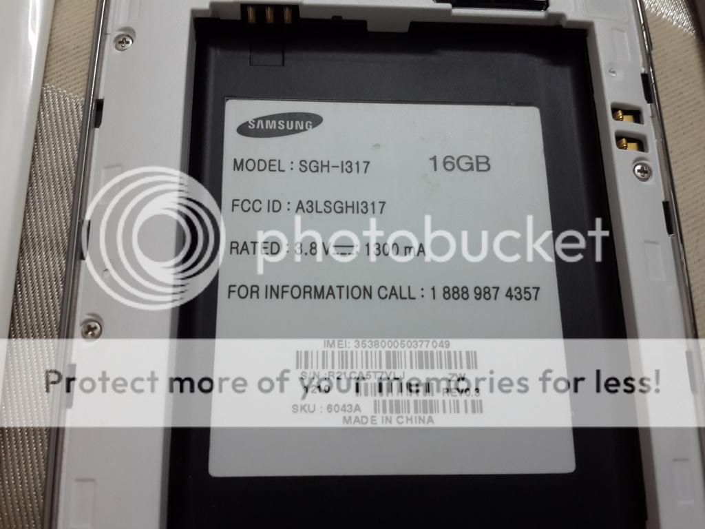 cần bán Samsung Galaxy Note 2 AT&T i317 [màu trắng-đẹp 95%-nguyên zin 100%] - 6