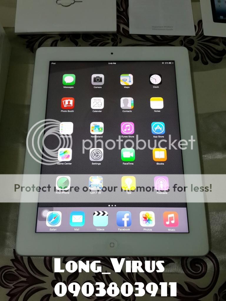 cần bán Ipad 3 16gb 3G - màu trắng - full box - đẹp cực - chính chủ - nhiều hình thật - 3