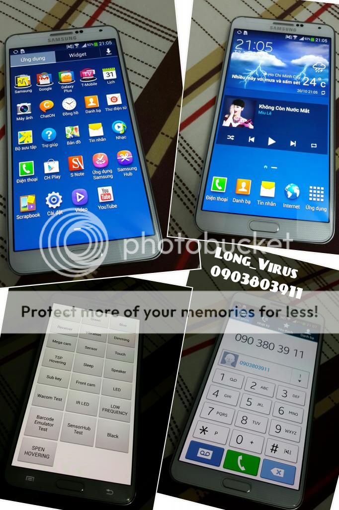 bán Note3 hàng T-Mobile-màu Trắng,đẹp tuyệt vời,rất nhìu hình thật cho ace tham khảo