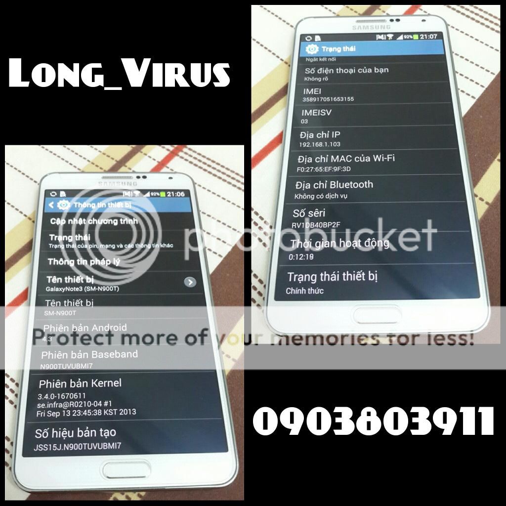 bán Note3 hàng T-Mobile-màu Trắng,đẹp tuyệt vời,rất nhìu hình thật cho ace tham khảo - 2